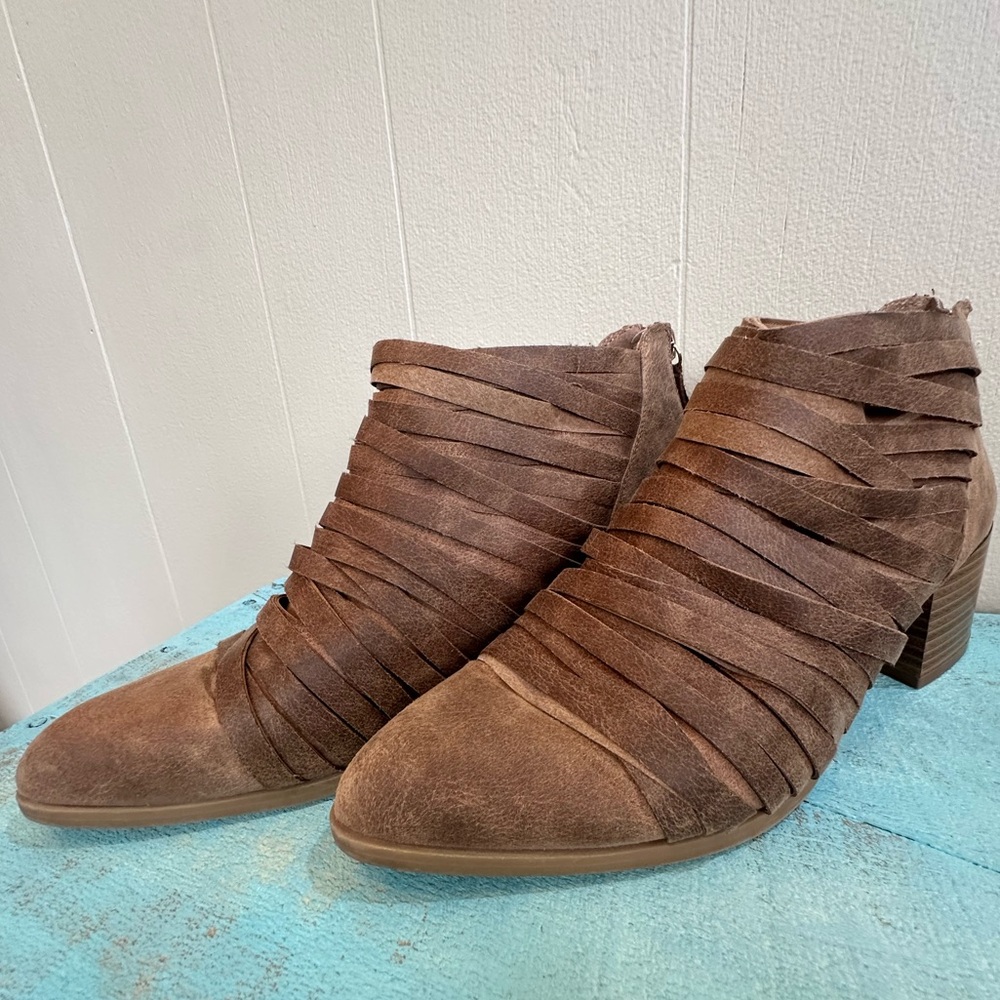 Fergalicious short strapy ankle boots.